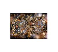 Puzzle Adulte 4000 Pieces : Monde Imaginaire Constellation Animaux - Set Puzzle Astre Avec 1 Carte Tigre