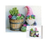 Puzzle Adulte 4000 Pièces Pots de Fleurs Nains 140 x 87cm Puzzles pour Adultes Jeu éducatif Défi Jouets 4000 Pièces Puzzles pour Enfants, Puzzle de Bricolage Coloré pour la Décor de la Maison m-1029