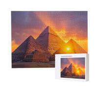 Puzzle Adulte 4000 Pièces Pyramides d'Egypte Puzzles pour Adultes Jeu éducatif Défi Jouets 4000 Pièces Puzzles pour Adultes Enfants, Puzzle de Bricolage Coloré pour la Décor de la Maison 140x87cm l-5