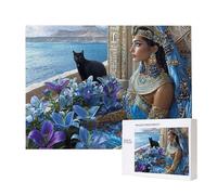 Puzzle Adulte 4000 Pièces Reine d'Egypte Fleur de lys 140x87cm Impossible Difficile Défiant, Puzzles pour Adultes Jeu éducatif Défi Jouets 4000 Pièces Puzzles pour Adultes, Créatif Cadeau u-9