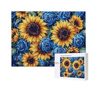 Puzzle Adulte 4000 Pièces Roses tournesols 140x87cm Impossible Difficile Défiant, Puzzles pour Adultes Jeu éducatif Défi Jouets 4000 Pièces Puzzles pour Adultes, Divertissement Créatif Cadeau u-493