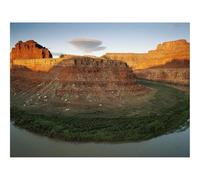 Puzzle Adulte 500 Pièces, Cadeau Unique-Canyons,rivière,Virage 52x38cm