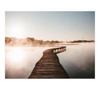 Puzzle Adulte 500 Pièces, Cadeau Unique-Pont,Brouillard,Eau 52x38cm