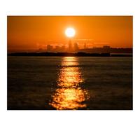 Puzzle Adulte 500 Pièces, Décoration Intérieure-Baie,Coucher de Soleil,Horizon 52x38cm