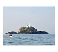 Puzzle Adulte 500 Pièces,Décoration Murale-Évêque,Rocher,Plus Petit,île,Archipel 52x38cm