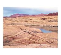 Puzzle Adulte 500 Pièces,Jeu De Société-Désert,Mer,Canyons,Terre,Côte,Pierres 52x38cm
