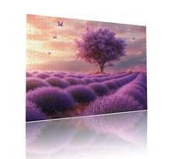 Puzzle Adulte 500 pièces Lavande Paysage Puzzles Classiques pour Adultes et Enfants à Partir de 6 Ans éducatif Jouets, Qualité Supérieure Mystery Jeu Éducatif Challenge Toy, Pour Cadeaux 38x52cm t-972