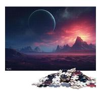Puzzle Adulte 500 pièces Paysage Planète Fantasy Puzzles pour Adultes Jeu éducatif pour Adolescents Adultes 500 pièces (52 x 38 cm)