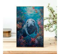Puzzle Adulte 500 Pièces Phoque Animal 52 x 38 cm Puzzles pour Adultes Jeu éducatif Puzzle Impossible Puzzles 500 Pièces Adultes