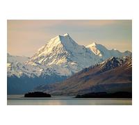Puzzle Adulte 5000 Pièces（181x105.5cm）, Mont Cook : Sommets Enneigés et Lacs Puzzle Paysage Naturel, Jeu Anti-Stress Éducatif Adulte