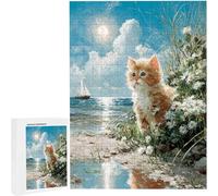 Puzzle Adulte 5000 Pièces Chat Fleur 156 x 105cm Puzzles pour Adultes Jeu éducatif Défi Jouets 5000 Pièces pour Enfants, Jigsaw de Bricolage Coloré pour la Décor de la Maison PjY3527 7-6