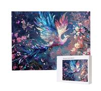 Puzzle Adulte 5000 Pièces Fleurs Phoenix Puzzles pour Adultes Jeu éducatif Défi Jouets 5000 Pièces Puzzles pour Adultes Enfants, Puzzle de Bricolage Coloré pour la Décor de la Maison 156x105cm l-350
