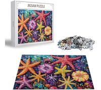 Puzzle Adulte 5000 Pièces Puzzle Couleur Puzzles pour Adultes de Qualité Supérieure, Étoile de mer Puzzles Classiques, DIY Jeu D'Intelligence De l'art de la Décoration Maison Jeu Cadeau Noël H-1790