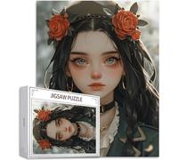 Puzzle Adulte 5000 Pièces Puzzle Fleur Puzzles pour Adultes de Qualité Supérieure, Femme Puzzles Classiques, DIY Jeu D'Intelligence De l'art de la Décoration Moderne Maison Jeu 2025 Cadeau Noël H-332