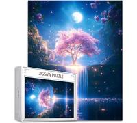 Puzzle Adulte 5000 Pièces Puzzle Fleurs de Cerisier Puzzles pour Adultes de Qualité Supérieure, Automne Puzzles Classiques, Jeu D'Intelligence De l'art de la Décoration Maison Jeu Cadeau Noël H-890