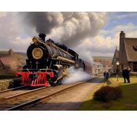 Puzzle Adulte 5000 Pièces Puzzle Former Puzzles pour Adultes Jeu éducatif Challenge Toy, Jeu d'adresse pour Toute la Famille, Paysage Wooden Puzzles Classiques, Décoration Cadeau 156.5x105.5cm g-258