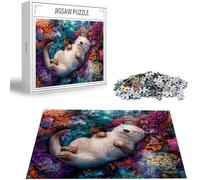 Puzzle Adulte 5000 Pièces Puzzle Mignon Puzzles pour Adultes de Qualité Supérieure, Animal Puzzles Classiques, DIY Jeu D'Intelligence De l'art de la Décoration Moderne Maison Jeu Cadeau Noël H-1943