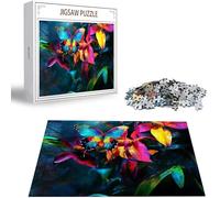 Puzzle Adulte 5000 Pièces Puzzle Papillon Puzzles pour Adultes de Qualité Supérieure, Fleur Puzzles Classiques, DIY Jeu D'Intelligence De l'art de la Décoration Moderne Maison Jeu Cadeau Noël H-800