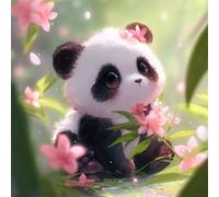 Puzzle Adulte 60 Pieces, Puzzles Classiques Qualité Supérieure Plante Fleur Panda, Bricolage Divertissement Créatif Jeux, Puzzles pour la Décoration Maison Cadeau