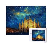 Puzzle Adulte 6000 Pièces Ciel étoilé Église 179x105cm Impossible Difficile Défiant, Puzzles pour Adultes Jeu éducatif Défi Jouets 6000 Pièces Puzzles pour Adultes, Divertissement Créatif Cadeau u-846