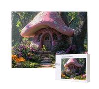 Puzzle Adulte 6000 Pièces Forêt Maison de Champignons 179x105cm Impossible Difficile Défiant, Puzzles pour Adultes Jeu éducatif Défi Jouets 6000 Pièces Puzzles pour Adultes, Créatif Cadeau u-662