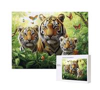 Puzzle Adulte 6000 Pièces Jungle Tigre 179x105cm Impossible Difficile Défiant, Puzzles pour Adultes Jeu éducatif Défi Jouets 6000 Pièces Puzzles pour Adultes, Divertissement Créatif Cadeau u-107