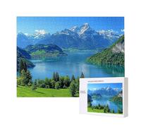 Puzzle Adulte 6000 Pièces Lacs paysages 179x105cm Impossible Difficile Défiant, Puzzles pour Adultes Jeu éducatif Défi Jouets 6000 Pièces Puzzles pour Adultes, Divertissement Créatif Cadeau u-287