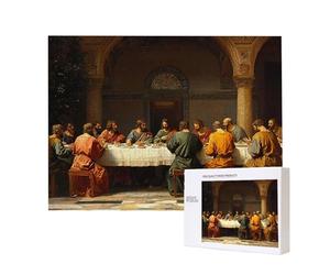 Puzzle Adulte 6000 Pièces Le dernier dîner 179x105cm Impossible Difficile Défiant, Puzzles pour Adultes Jeu éducatif Défi Jouets 6000 Pièces Puzzles pour Adultes, Divertissement Créatif Cadeau u-953