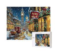 Puzzle Adulte 6000 Pièces Londres Street View 179x105cm Impossible Difficile Défiant, Puzzles pour Adultes Jeu éducatif Défi Jouets 6000 Pièces Puzzles pour Adultes, Divertissement Créatif Cadeau u466
