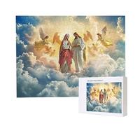 Puzzle Adulte 6000 Pièces Notre Dame de Jésus Puzzles pour Adultes Jeu éducatif Défi Jouets 6000 Pièces Puzzles pour Enfants, Puzzle de Bricolage Coloré pour la Décor de la Maison 179x105cm l-909