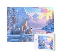 Puzzle Adulte 6000 Pièces Ours Polaire 179x105cm Impossible Difficile Défiant, Puzzles pour Adultes Jeu éducatif Défi Jouets 6000 Pièces Puzzles pour Adultes, Divertissement Créatif Cadeau u-42