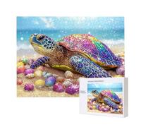 Puzzle Adulte 6000 Pièces Plage Tortues 179x105cm Impossible Difficile Défiant, Puzzles pour Adultes Jeu éducatif Défi Jouets 6000 Pièces Puzzles pour Adultes, Divertissement Créatif Cadeau u-260
