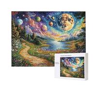 Puzzle Adulte 6000 Pièces Planète Paysage 179x105cm Impossible Difficile Défiant, Puzzles pour Adultes Jeu éducatif Défi Jouets 6000 Pièces Puzzles pour Adultes, Divertissement Créatif Cadeau u-859