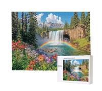 Puzzle Adulte 6000 Pièces Rainbow Falls 179 x 105cm Puzzles pour Adultes Jeu éducatif Défi Jouets 6000 Pièces Puzzles pour Adultes Enfants, Puzzle de Bricolage Coloré pour la Décor de la Maison m-51