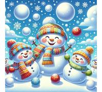 Puzzle Adulte 70 Pièces, Bricolage Puzzle Bonhomme de Neige Joyeux, Puzzles Impossible 70 Pieces, Jeu de Famille Team Building, Cadeau pour Les Amants ou Les Amis, Unique Home Decor
