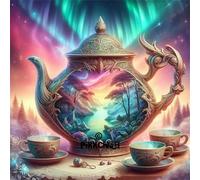 Puzzle Adulte 70 Pièces, Bricolage Puzzle Paysage de théière, Puzzles Impossible 70 Pieces, Jeu de Famille Team Building, Cadeau pour Les Amants ou Les Amis, Unique Home Decor