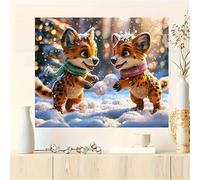 Puzzle Adulte 700 pièces Animaux d'hiver 52x38 cm Puzzles pour Adultes Jeu éducatif Défi Jouets 700 Pièces Puzzles pour Décoration de la Maison