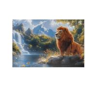 Puzzle Adulte 700 Pièces Animaux Lions 52 x 38 cm Puzzles pour Adultes Jeu éducatif Puzzle Impossible Puzzles 700 Pièces Adultes