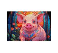 Puzzle Adulte 700 Pièces Cochon Animal 52 x 38 cm Puzzles pour Adultes Jeu éducatif Puzzle Impossible Puzzles 700 Pièces Adultes