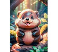 Puzzle Adulte 700 pièces,Cochon d'Inde Mignon 52x38 cm Puzzles pour Adultes Jeu éducatif Défi Jouets 700 Pièces Puzzles pour Décoration de la Maison