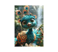 Puzzle Adulte 700 Pièces Paon Animal 52 x 38 cm Puzzles pour Adultes Jeu éducatif Puzzle Impossible Puzzles 700 Pièces Adultes