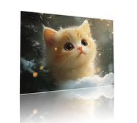 Puzzle Adulte 80 pièces Chat Animal Puzzles Classiques pour Adultes et Enfants à Partir de 6 Ans éducatif Jouets, Qualité Supérieure Mystery Jeu Éducatif Challenge Toy, pour Cadeaux 15x20cm t-674