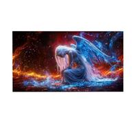 Puzzle Adulte 900 Pièces Ange Triste 87x34cm Impossible Difficile Défiant, Puzzles pour Adultes Jeu éducatif Défi Jouets 900 Pièces Puzzles pour Adultes, Divertissement Créatif Cadeau z-842