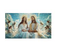 Puzzle Adulte 900 Pièces Couple Ange 87x34cm Impossible Difficile Défiant, Puzzles pour Adultes Jeu éducatif Défi Jouets 900 Pièces Puzzles pour Adultes, Divertissement Créatif Cadeau z-254