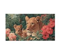 Puzzle Adulte 900 Pièces Lion de la Jungle 87x34cm Impossible Difficile Défiant, Puzzles pour Adultes Jeu éducatif Défi Jouets 900 Pièces Puzzles pour Adultes, Divertissement Créatif Cadeau z-128