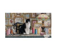 Puzzle Adulte 900 Pièces Machine à Coudre Pussycat 87x34cm Impossible Difficile Défiant, Puzzles pour Adultes Jeu éducatif Défi Jouets 900 Pièces Puzzles pour Adultes, Créatif Cadeau z-252