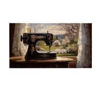 Puzzle Adulte 900 Pièces Paysage de Machine à Coudre 87x34cm Impossible Difficile Défiant, Puzzles pour Adultes Jeu éducatif Défi Jouets 900 Pièces Puzzles pour Adultes, Créatif Cadeau z-251