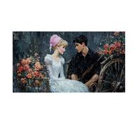 Puzzle Adulte 900 Pièces Princesse Prince 87x34cm Impossible Difficile Défiant, Puzzles pour Adultes Jeu éducatif Défi Jouets 900 Pièces Puzzles pour Adultes, Divertissement Créatif Cadeau z-267