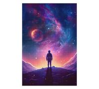 Puzzle Adulte A Man Standing in Space, Format 1000 PCS