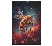 Puzzle Adulte Abeille 1000 Pièces pour Enfants À Partir De 12 Ans Puzzles en Bois Casse-tête （78×53cm）